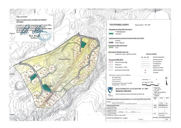 Bilde av reguleringsplanen